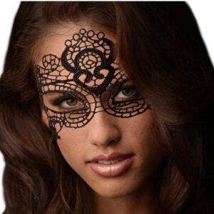 The Enchanted Black Lace Mask