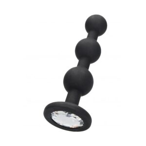Silicone Beaded Diamond Butt Plug