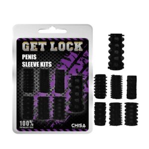 Get Lock - Penis Sleeves, Kit - black
