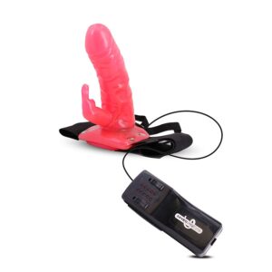 Vibrating Hollow Strapon Penis
