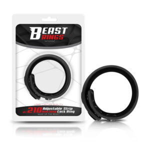 Solid Silicone Adjustable Strip Cock Ring 15-21 cm