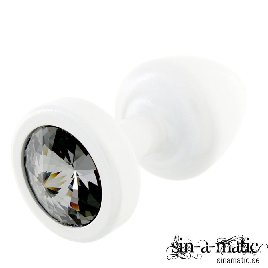 Diogol - White Metal Buttplug 25mm
