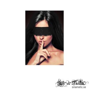 Mystère Lace mask - black