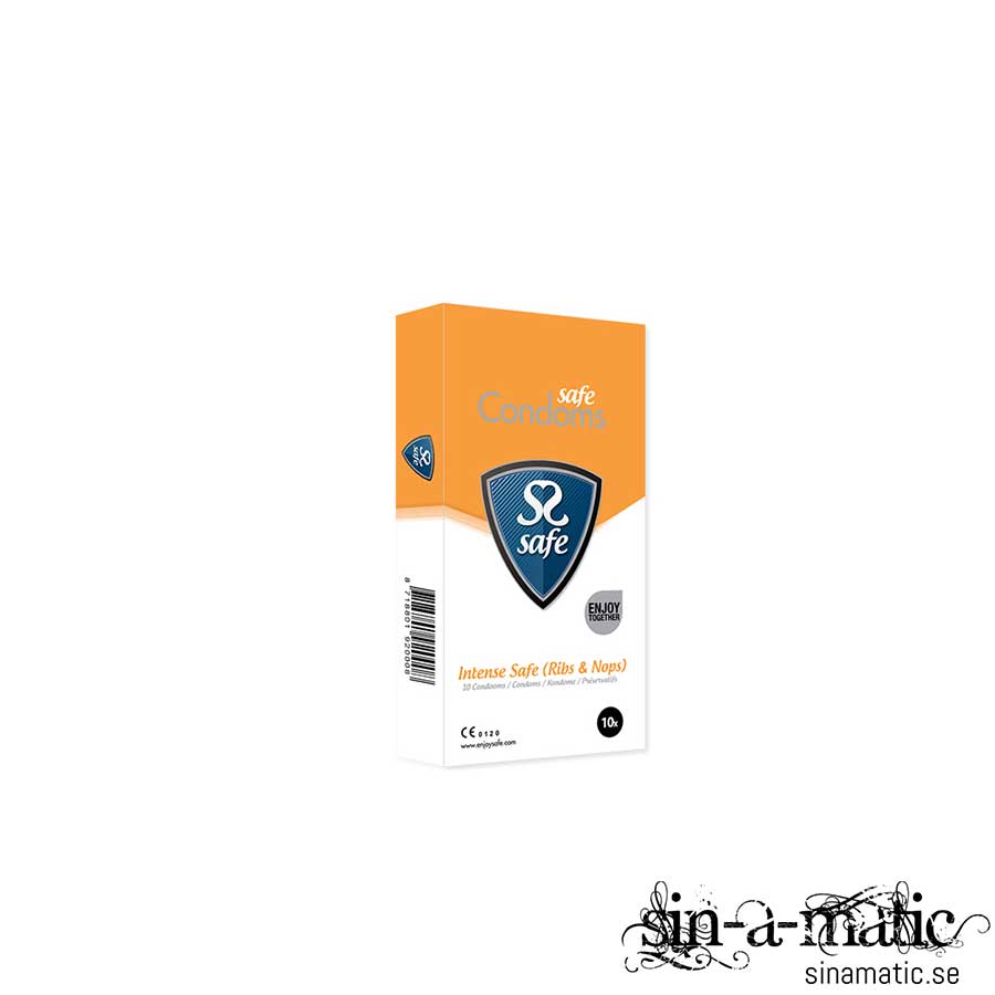 Safe Intense Condoms (Knottrig) 5 pack