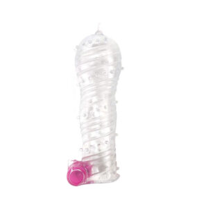 Textured Penis Sleeve with Vibration