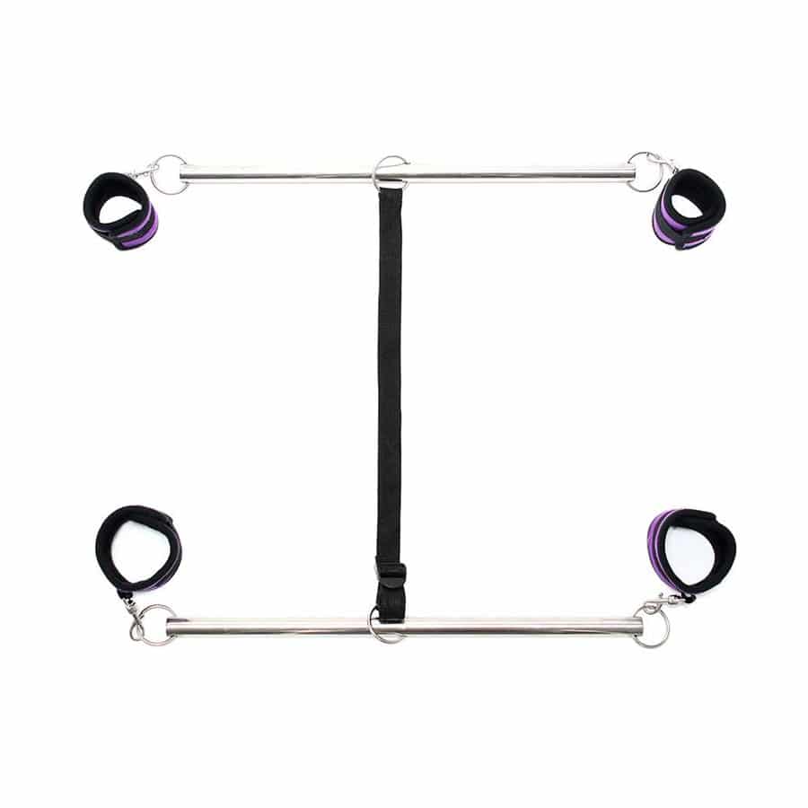 Spreader bar with Cuffs - Purple